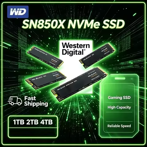 WD BLACK SN850X Western Digital M.2 2280 PCIe4.0 NVMe SSD Large Capacity 1TB 2TB 4TB High Speed Gami