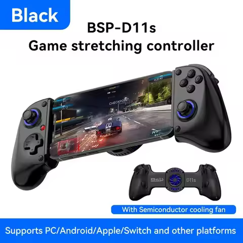 BSP D11 D11S Stretching Hall trigger Cooling Game Controller joystick For SWITCH PS xbox Android For