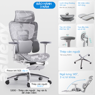 Xpanse X360 Ghế công thái học ghế văn phòng chất lượng cao có thể điều chỉnh tay vịn đệm và tựa lưng