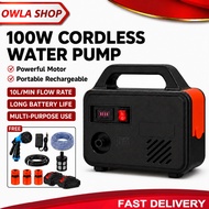100W 21V Water Transfer Pump 10L/Min 0.85MPa 2Hrs Runtime Portable Rechargeable Lithium Battery for 
