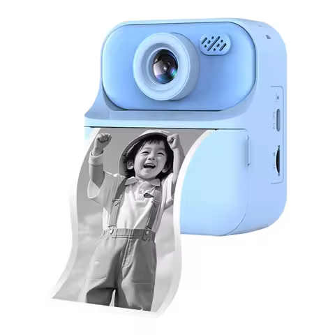 Instant Print Camera HD Digital Camera USB Rechargeable Video Digital Camera Instant Photo Printing 