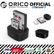 (SERUNI) ORICO 6228US3-C docking hardisk 2.5/3.5 HDD/SSD USB3.0 dual-bay