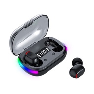 BD&M Wireless Earbuds, HiFi Digital LED Display Stereo Gaming Earbuds Bluetooth Headphones, TWS Wire