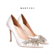 [with box] Kasut Perkahwinan 2022 Women's High Heels  kasut nikah Wedding Party Shoes Bridal Shoes,k