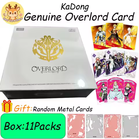 KADONG Genuine OVERLORD The Undead King Anime Trading Cards 1st Wave Albedo SSR Rare Cards Sealed Fu