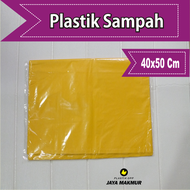 Kantong Kresek Sampah 40 x 50 Cm Plastik Olshop-Kuning