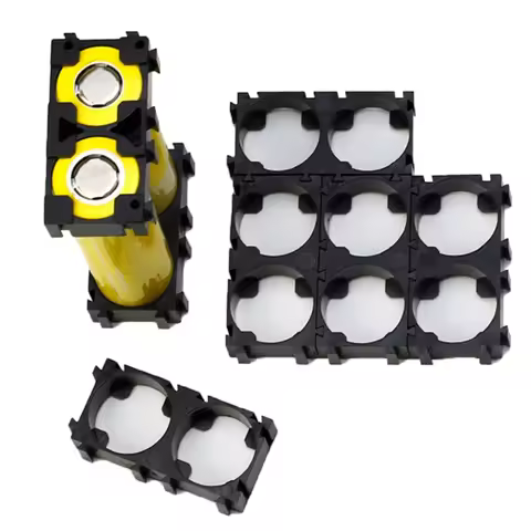 10 Pcs 21700/32650 Battery Holder Bracket Plastic Brackets 21700 Battery Bracket for 21700/32650 Bat