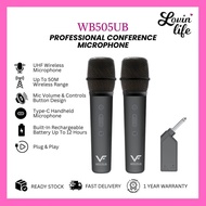 WB505 UB 2 Wireless Microphone 6.5mm Jack Mic Received Type-C Rechargerble Microphone