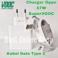 Oppo 67W SuperVOOC Charger USB Data Cable Typr C Original 100%