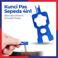 KUAQUI RISK 4-in-1 Bike Valve Wrench Schrader Presta - RL214