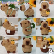 LUOYAO Capybara DIY Crochet Kit, Beginner with Crochet Hooks Crochet Stuffed Animal Kit, DIY Set Non