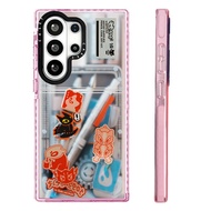 SKETCH KIT Accessories Case For Galaxy S24 S25 FE S23ULTRA S24ULTRA S25ULTRA S26ULTRA Cover A55 A56 