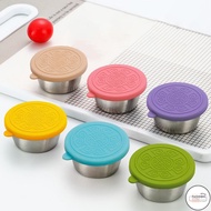 LF 40ml Ressing Containers To Go For Condiments, Salad Dressing, Dips, Snacks, Stainless Steel Dippi