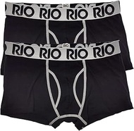Rio 2 Pack Favourites Trunks Cotton Stretch Mens Briefs Boxer Undies Underwear MY7E2W, 36K Pack 36,