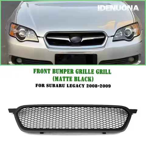 Front Grille Racing Grill Bumper Hood Mesh Grid For Subaru Legacy 2008 2009