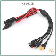 KIDLIN  Panel Extension Cable, 1m Length MC4 to DC5521 7909 XT60 Female Connector  Wire, Connector 4