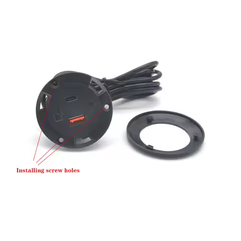 2.0A/5V USB TYPE-C Embedded Desktop Charger Furniture Sofa Socket Multifunctional Concealed Fast Cha