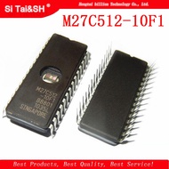 10pcs/lots M27C512-10F1/12F1 27C512 M27C512 eprom, Uv 512 KBIT CDIP-28 Memory chip IC