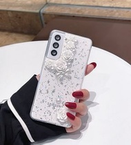 8210韓風立體珍珠閃粉蝴蝶結三星SAMSUNG S20 S20FE S21 NOTE20電話手機殼