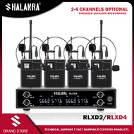 SHALANRA RLXD4 2/4 Channel UHF Wireless Headset Microphone/Lavalier Microphone Wireless Microphone S