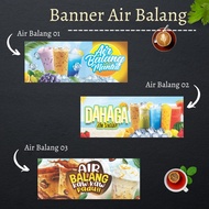 Banner F&B AIR BALANG Bazaar Ramadhan (ready design) - 5x2 kaki
