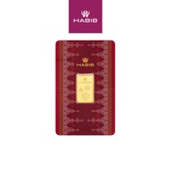 HABIB 5g 999.9 Gold Bar (Songket) - Accredited By London Bullion Market Association (LBMA)