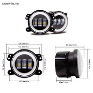 Seewin Car LED 4 Inch Fog Lights 30W with White/Yellow  Ring DRL for Off-Road VN