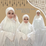 [Promo] (Real Pict) Mukena Sutra Blitz Bordir Benang Terusan Jumbo