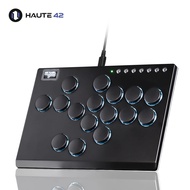 Haute42จอยสติ๊กโลหะ Hitbox ตัวควบคุมอาร์เขตสติ๊กต่อสู้สำหรับ PC/Ps3/ Ps4/สวิตช์/กล่องขนาดเล็ก Hitbox Leverless Controller