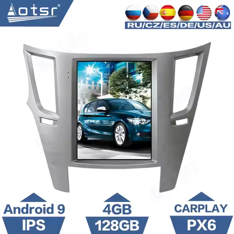 For Subaru Outback 4 Legacy 5 2009 - 2014 Vertical Screen Android 13 Car Radio GPS Navigation CarPla