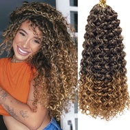 YXCHERISHAIR 8 Packs Curly Crochet Hair GoGo Curl Crochet hair for Women Deep Wave Braiding hair,Syn