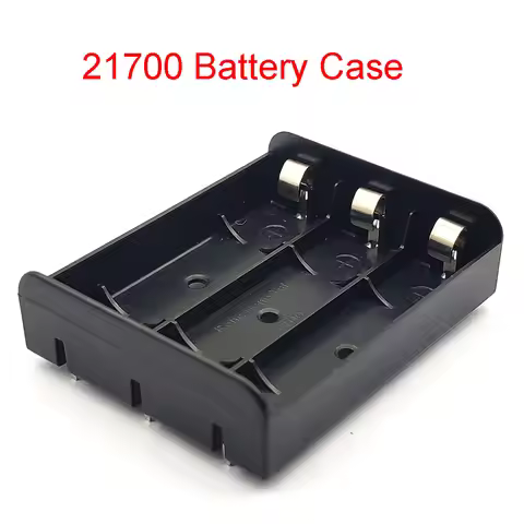 DIY Power Bank Cases 3 * 21700 Battery Holder 21700 Battery Case 3 Slot 21700 Storage Box Rechargeab