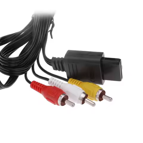 For Nintendo 64 AV Audio Video A/V TV Cable Cord Wire Adapter Audio Converter For N64/GameCube/NGC/S