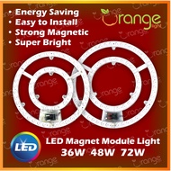 36W 48W 72W / ROUND LED MAGNET MODULE LIGHT / CIRCULAR TUBE / DL / 3COLOUR / LAMPU MAGNETIK LED Ceil