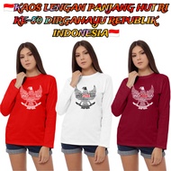 MERAH Independence Shirt Uniform August 80th Committee Nkri New Model Indonesian Independence Day T-