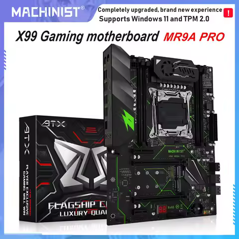 MACHINIST MR9A PRO ATX X99 Motherboard Support LGA 2011-3 Xeon E5 2680 2690 v4 CPU processor DDR4 RA
