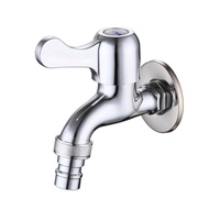 1/2" Chrome Wall Tap Washing Machine Tap Bathroom Garden Tap