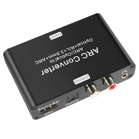 192Khz HDMI-Compatible ARC Return Extractor ARC SPDIF Optical To Optical 3.5mm L/R Stereo DAC Conver
