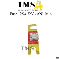 Fuse 125A 32V ANL Mini/Fuse ANL Mini 125A 32V Gold Plated Pink