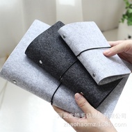 Simple Felt Cover A5 Diary Detachable Handbook Loose-leaf A6 Notepad Notebook Student Stationery 202