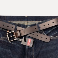 Kash Levis Levis Genuine Leather Belt Men's Pin Buckle Retro Casual All-Match Jeans Belt Trendy