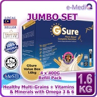 Good Morning GSure 1KG Refill Pack Plant Based Complete Nutrition Drinks GoodMorning Healthy Beverag