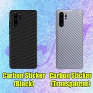 ZTE Blade A54 A73 A75 5G Carbon Fiber Back Cover Sticker