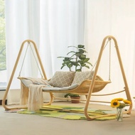 ST/🎽Outdoor Swing Hanging Chair Hanging Basket Rattan Chair Home Lazy Indoor Cradle Chair Balcony Courtyard Swing Double