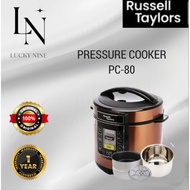RUSSELL TAYLOR Pressure /Cooker 2 Pots+steam / ready stock/PC-80/PC-60