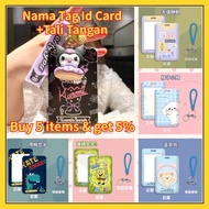 GANTUNGAN MKBK Screen ID Card Nametag ID Card Holder Cute ID Card Holder Aesthetic ID Card Holder Cu