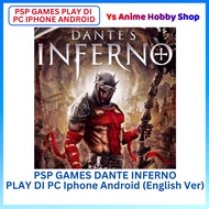 【PSP GAMES MAIN DI PC Komputer Iphone Android】PSP Games Dante Inferno phone game komputer main