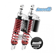 MERAH Rear Shock PCX 160 GPlus 365MM Smooth Red Spring Black Tube