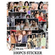 Ready Stock 100GIDLE Stickers WE ARE I-DLE Song Yu Qiye Shuhua Stickers Computer Decoration Stickers