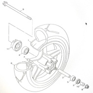 YAMAHA BWS 125 Front Wheel Bearing
